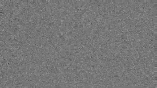 White Noise Video Footage Noise Effect — Stock Video