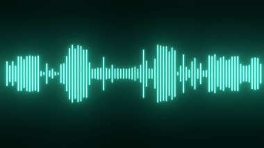 Eşitleyici illüstrasyon. Dinamik müzik arkaplanı.