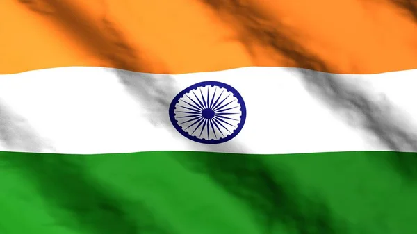 Indian National Flag State Flag India Illustration Render — Stock Photo, Image