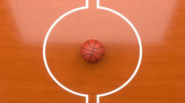 Uma Partida Basquetebol Bola Ilustração Adequada Para Promoção Apostas — Fotografia de Stock