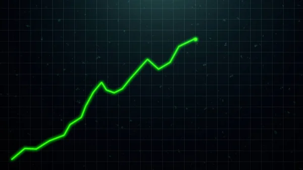 Stock Market Graphic Stock Price Chart Financial Business Concept — Foto de Stock