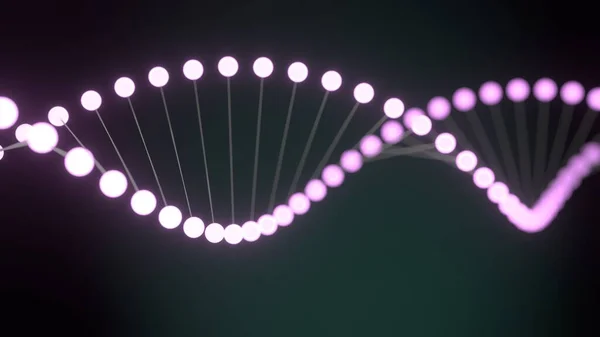Dna Chain Genetics Medical Technology Concept Genetic Code — Fotografia de Stock