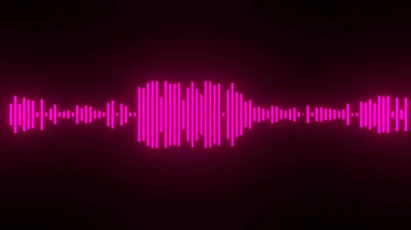 Equalizer Illustration Dynamic Music Background Sound Wave — 图库照片