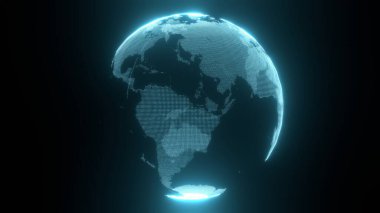 Planet Earth. Technology Illustration Communication concept