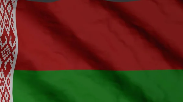 Білоруський Національний Прапор Державний Прапор Білорусі Національний Прапор — стокове фото