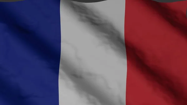 French National Flag State Flag France Illustration National Flag — Stock Photo, Image