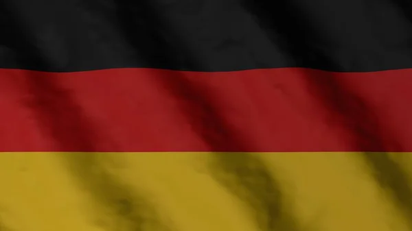 Немецкий Национальный Флаг Иллюстрация Государственного Флага Германии Государственный Флаг — стоковое фото