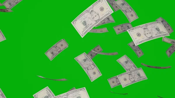 Dollar Money Composition Financial Background Many Banknotes Wads Money Business — Foto de Stock