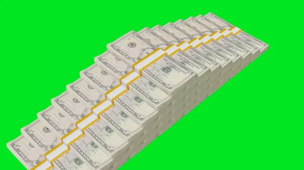 Dollar Money Composition Financial Background Many Banknotes Wads Money Business — 图库照片