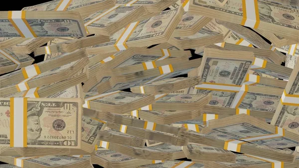 Δολάρια Ηπα Σύνθεση Χρημάτων Οικονομικό Υπόβαθρο Πολλά Χαρτονομίσματα Και Πολλά — Φωτογραφία Αρχείου