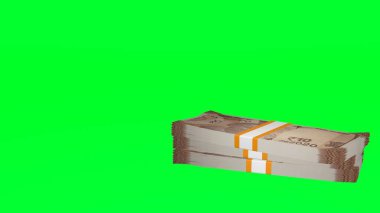 10 Indian rupees money composition. Financial background. Many banknotes and wads of money. Business or economy concept. Cash.