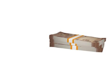 10 Indian rupees money composition. Financial background. Many banknotes and wads of money. Business or economy concept. Cash.