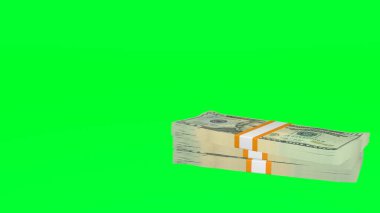 20 US dollar money composition. Financial background. Many banknotes and wads of money. Business or economy concept. Cash.