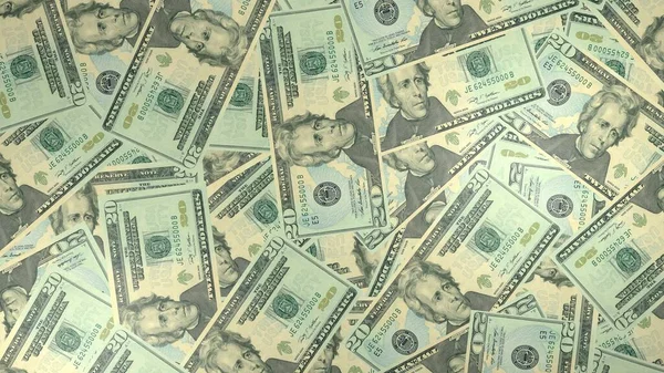 Δολάρια Ηπα Σύνθεση Του Χρήματος Οικονομικό Υπόβαθρο Πολλά Χαρτονομίσματα Και — Φωτογραφία Αρχείου