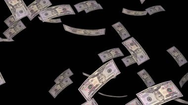 50 US dollar money composition. Financial background. Many banknotes and wads of money. Business or economy concept. Cash.