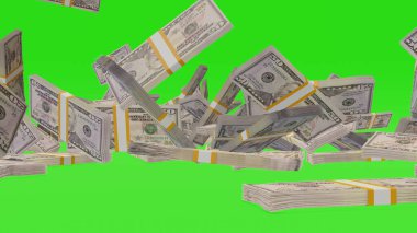 50 US dollar money composition. Financial background. Many banknotes and wads of money. Business or economy concept. Cash.