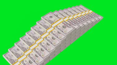 50 US dollar money composition. Financial background. Many banknotes and wads of money. Business or economy concept. Cash.