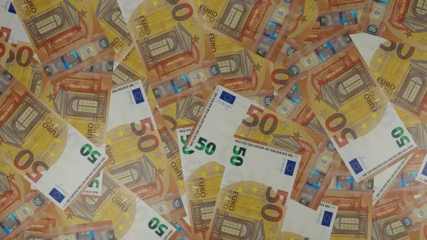 Euro Money Composition Financial Background Many Banknotes Wads Money Business — Photo