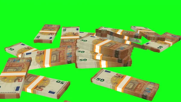 Euro Money Composition Financial Background Many Banknotes Wads Money Business — Zdjęcie stockowe