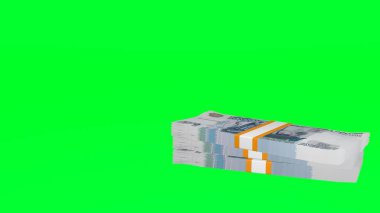 1000 Russian rubles money composition. Financial background. Many banknotes and wads of money. Business or economy concept. Cash.