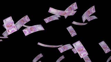 2000 Indian rupees money composition. Financial background. Many banknotes and wads of money. Business or economy concept. Cash.