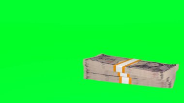 5000 Japanese yen money composition. Financial background. Many banknotes and wads of money. Business or economy concept. Cash.