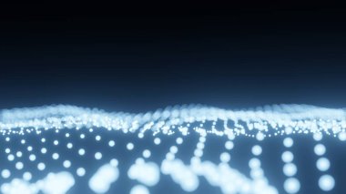 Abstract technology background. Many dots. Modern backdrop.