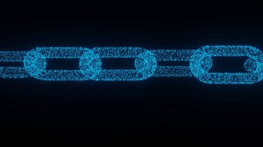 Modern technology. Digital chain. Blockchain Abstract background Metaverse