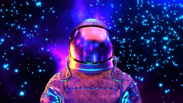 Astronaut Outer Space Cosmonaut Spacesuit Space — Fotografia de Stock