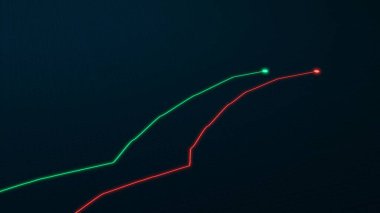 Stock market graphic. Stock price chart. Financial and business concept.