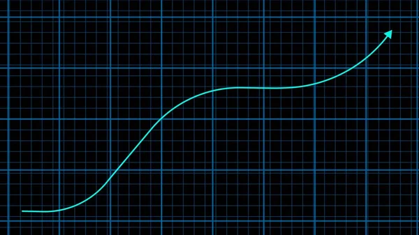 Stock Market Graphic Stock Price Chart Financial Business Concept — Foto Stock