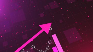 Stock market graphic. Stock price chart. Financial and business concept.