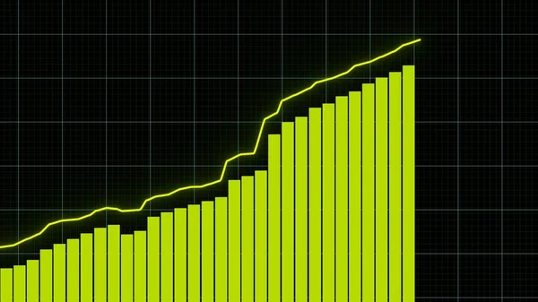 Stock Market Graphic Stock Price Chart Financial Business Concept — Stockfoto