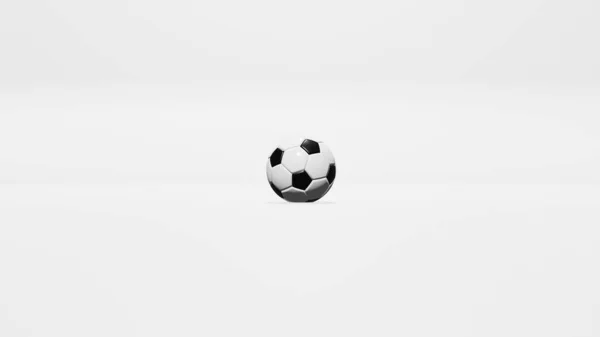 Football Ball White Background Sport Concept Soccer — Fotografia de Stock