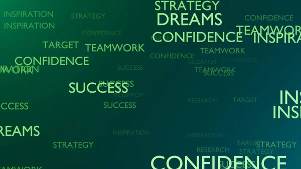 Corporate Background Modern Inscriptions Target Confidence Success Teamwork Dreams Business — Foto Stock