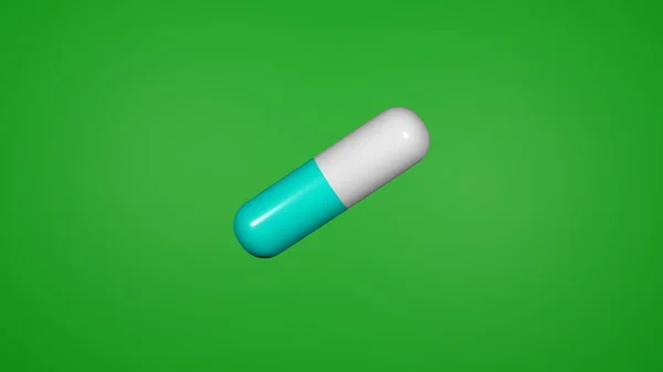 Pill Chromakey Background Medicine Painkiller — Stock fotografie