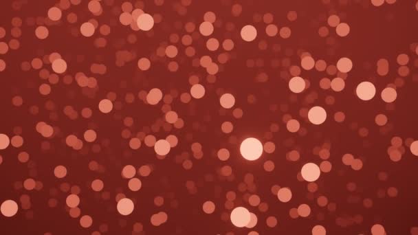 Bokeh Background Suitable Cosmetics Promotion Red Blurry Lights Motion Abstract — Stock Video