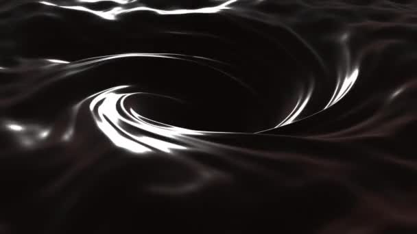 Красива Анімація Чорної Кави Відеозапис Підходить Просування Кавових Напоїв — стокове відео