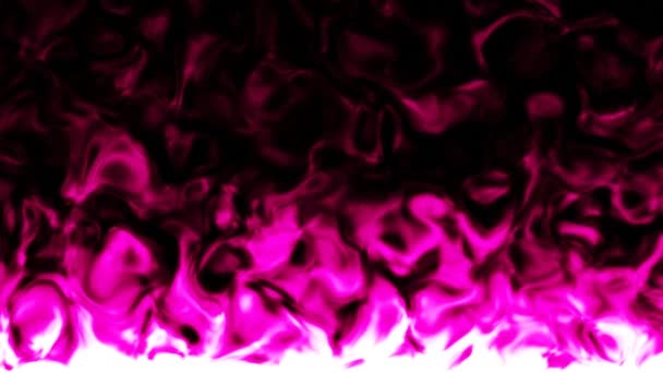 Pink Fire Background Flames Backdrop Burning Gas Slow Motion — Video Stock