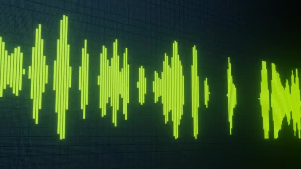 Videomateriaal Van Equalizer Dynamische Muziek — Stockvideo