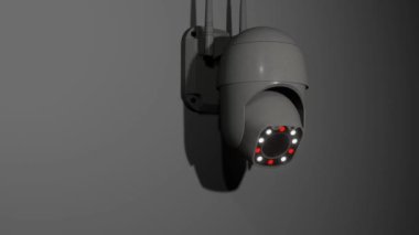 Video surveillance camera. CCTV - security system. PTZ camera.