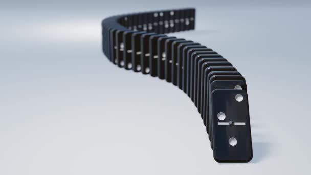 Dominoes Falling Domino Effect Game — Video