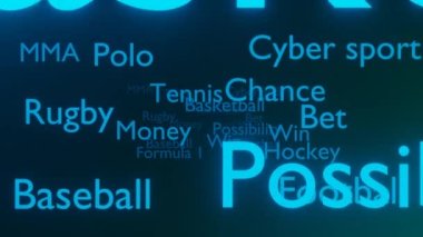 Sports betting concept. Bookmaking Intro