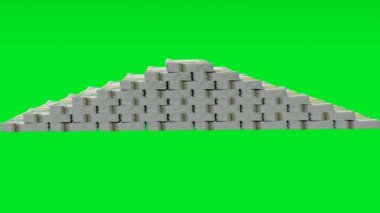 100 Euro money composition. Financial background. Many banknotes and wads of money. Business or economy concept. Cash.