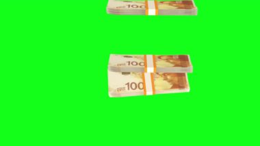 100 Israeli shekels money composition. Financial background. Many banknotes and wads of money. Business or economy concept. Cash.