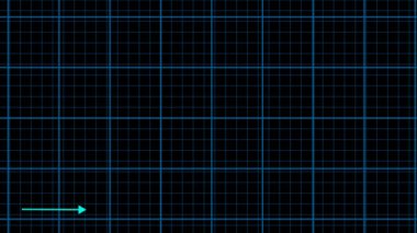 Stock market animated graphic. Stock price chart. Financial and business concept.