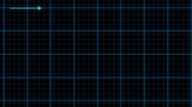 Stock market animated graphic. Stock price chart. Financial and business concept.