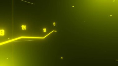 Stock market animated graphic. Stock price chart. Financial and business concept.