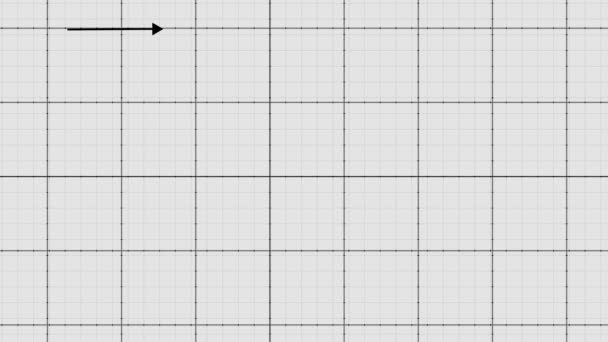 Stock Price Chart Notebook Page Growth Decline Dynamics Creative Financial — Vídeo de Stock