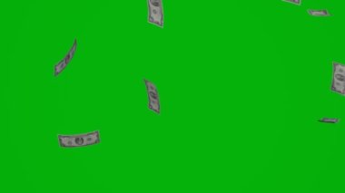 2 US dollar money composition. Financial background. Many banknotes and wads of money. Business or economy concept. Cash.